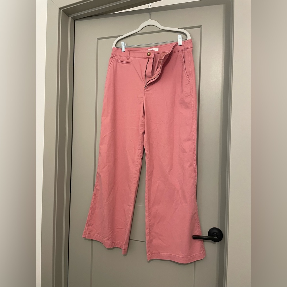 LOFT Blush Flared Trousers